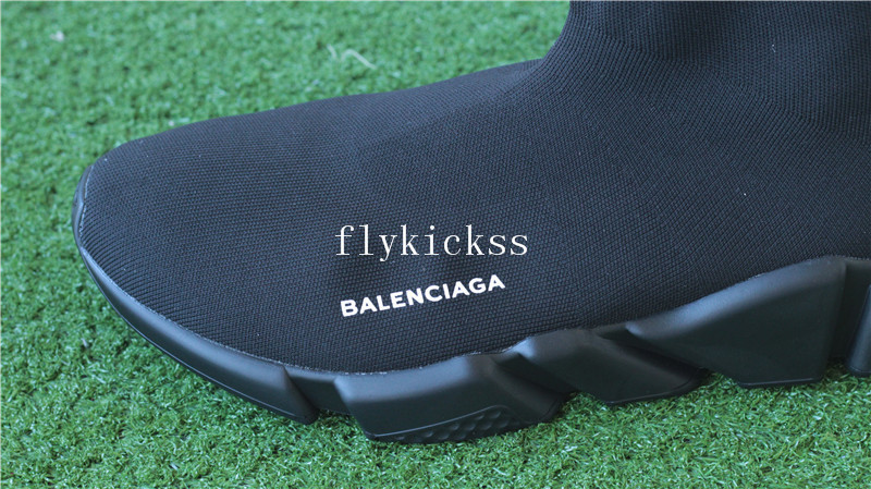 Balenciaga Speed Trainer Sock Race Runners Triple Black